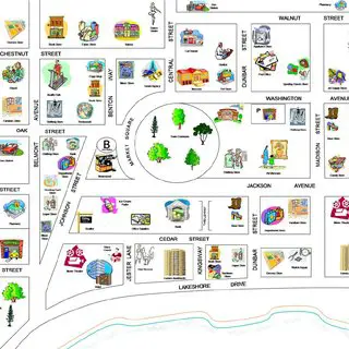 town-map planning errands